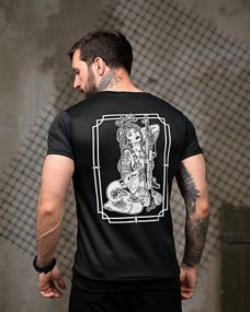 Тактическая потоотводящая Футболка Girl 7.62 black   ПП7816