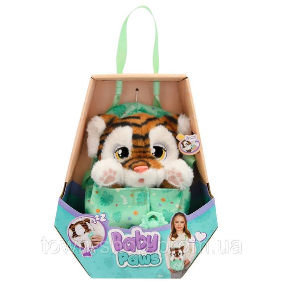 Интерактивная игрушка "Тигренок" Baby Paws 927650M, со звуком | Зображення 1