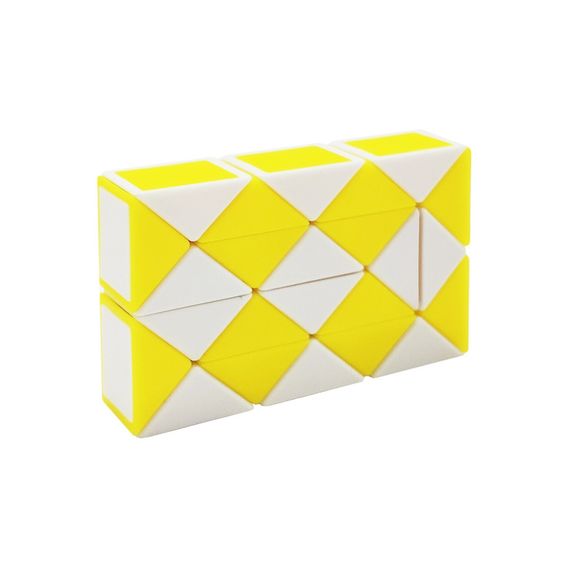 Игра-головоломка "Змейка Рубика" 192(Yellow), желтый