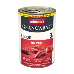 Корм GranCarno Junior Turkey консервований д/цуценят з індичкою 400 г арт.82474