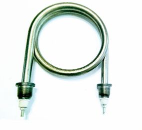 Тэн котловой нержавейка 2500w D 13 штуцер м22 (бублик)