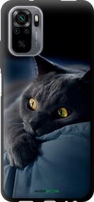 Чохол на Xiaomi Redmi Note 10 Димчастий кіт "825b-2277-2448"