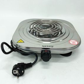 Переносна настільна електроплита Rainberg RB-010 2000 Вт, Плита для любителів готувати VO-38