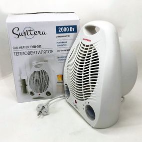 Тепловентилятор 2кв Suntera, Економічний обігрівач, Тепловий вентилятор для дому, Тепловентилятор 2000w AT-30