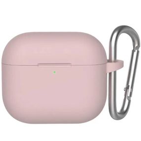 Силиконовый футляр BlueO Liquid silicone для наушников Airpods 4 Pink