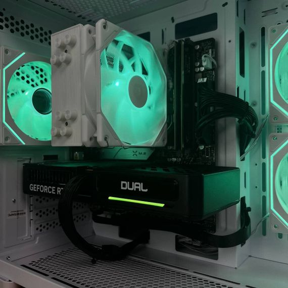 Збірка на замовлення: ігровий ПК AeroCool P300C Tower / AMD Ryzen 5 8400F (6 (12) ядер по 4,2 - 4,7 ГГц) / 32 ГБ DDR5 / 1000 ГБ SSD M.2 / nVidia GeForce RTX 5060, 8 ГБ GDDR7, 128-bit / 650 Вт | Зображення 4