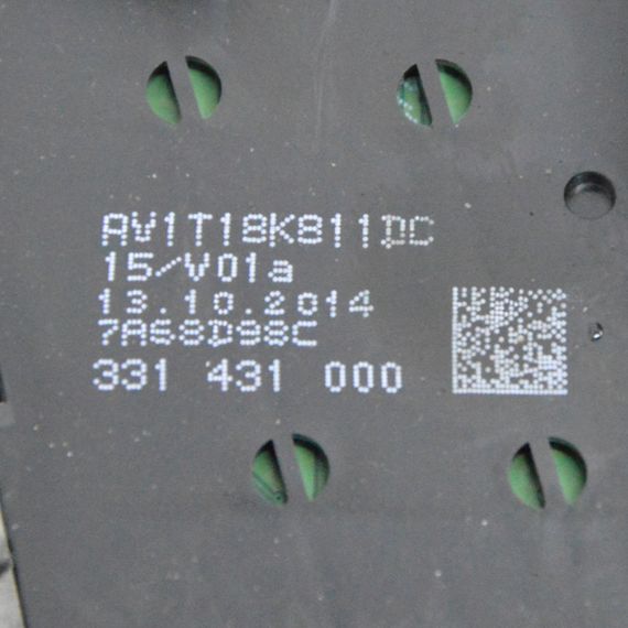 Панель магнітоли Ford Fiesta VII 2008-2017 Панель магнітоли центральний Форд Фієста 7 AV1T18K811DC | Зображення 5