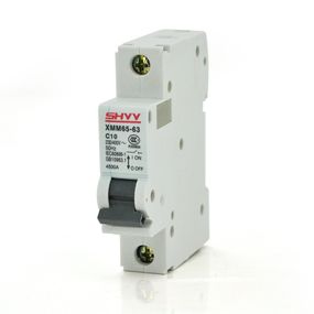 Автоматический выключатель переменного тока SHYY XMM65-63 1P C10.230/400V