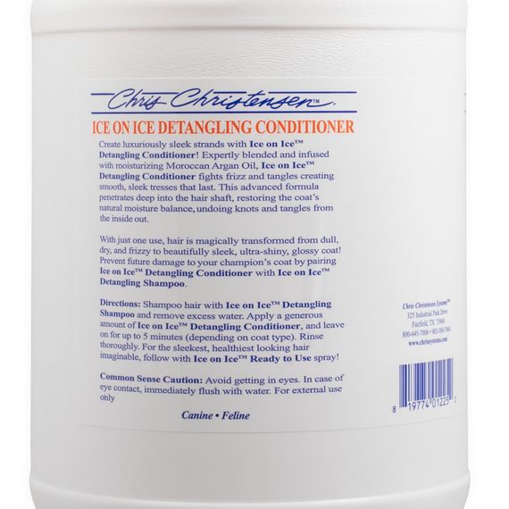 Кондиціонер Chris Christensen Ice on Ice для собак та котів     3,8л | Зображення 2