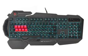 Ігрова клавіатура A4Tech Bloody B318 LK Black, чорна, підсвічування клавіш, USB