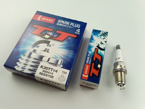 Свічка запалювання DENSO TT K20TT.4/T04 Lanos 1.6, Lacetti 1.6-1.8 4 шт. в упк. ціна за шт.
