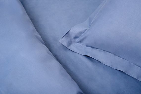 Комплект постільної білизни Soho Євро Memoria 200х230 см Mono Blue | Зображення 1
