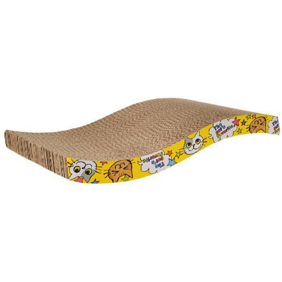 Дряпка (кігтеточка) Purlov 23,5х43х7 см гофрокартон (5902802921567) | Зображення 1