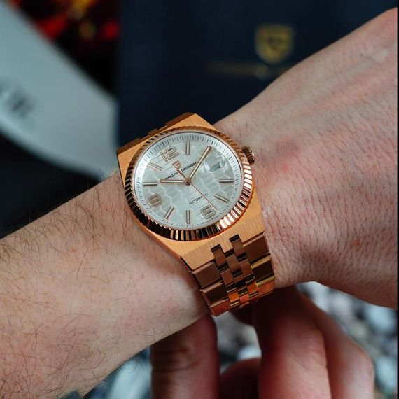 Чоловічий годинник Pagani Design PD-YS027 Gold-White | Зображення 8