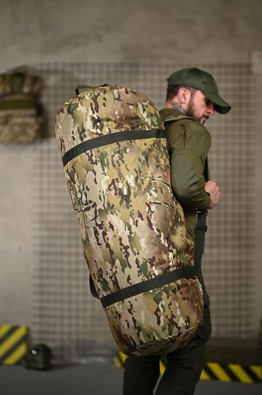 Тактична сумка баул 150 літрів велика військова сумка для спорядження транспортна сумка для екіпіровки