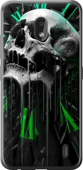 Чехол на Nokia 2.2 Череп-часы "4100u-1706-17620"