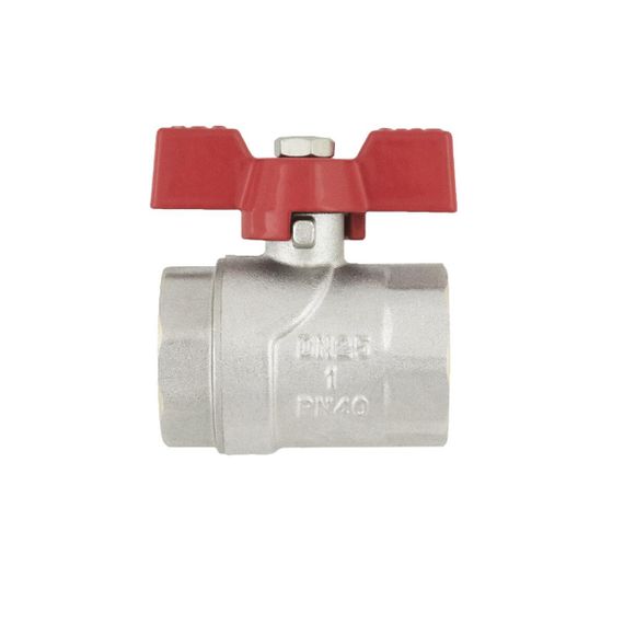 Кран кульовий Raftec RED 1" ВВ метелик PN40 (CBB-03) | Зображення 1