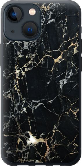 Чехол на iPhone 13 Mini Черный мрамор "3846u-2373-17620"