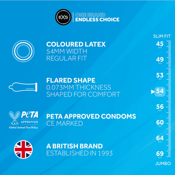 Презервативи - EXS Black Latex, 12 шт. sexstyle | Зображення 2