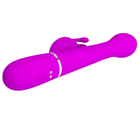 Вібромасажер із поступальним рухом серії Pretty Love - Dejon Twinkled Purple 7 vibration functions 4 rolling functions sexstyle | Зображення 16