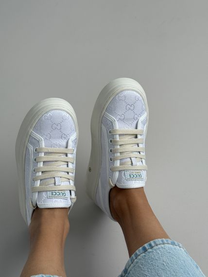 Кросівки жіночі білі New Gu4i  весна / осінь 2460 41 26 см | Зображення 2