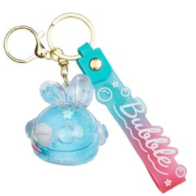 Дитячий брелок Bubble 5×5.5 (см) для ключів, на сумку і рюкзак Блакитний HP-55-32BL