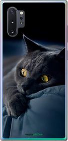 Чохол на Samsung Galaxy Note 10 Plus Димчастий кіт "825u-1756-2448"