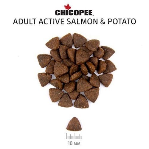 Сухий корм із лососем для собак Chicopee HNL Active Salmon & Potato, 12 кг | Зображення 1