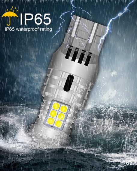 Автомобільна світлодіодна лампа KATUR 7443 T20 992 W21/5W, Безобігова заміна сигналу повороту Заднє гальмо | Зображення 7