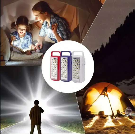 Переносний ліхтар із Power Bank 3000 мАг, Акумуляторний світлодіодний світильник   знижка | Зображення 7