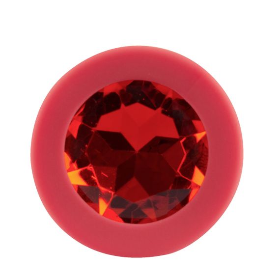 Анальная пробка - Colorful Joy Jewel Red Plug Small sexstyle | Зображення 5