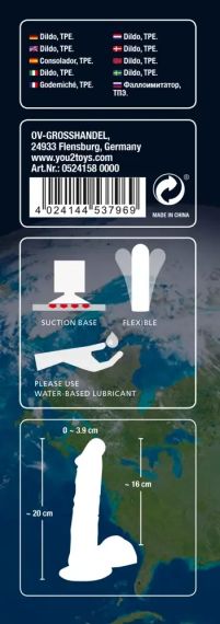 Фалоімітатор ЄВРОПЕЙСЬКИЙ СТАНДАРТ medium sexstyle | Зображення 14