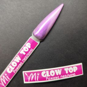 Наліпка на тіпсу (палітру) для топу Mi Glow Top Рожева Перлина (9 x 55 мм)