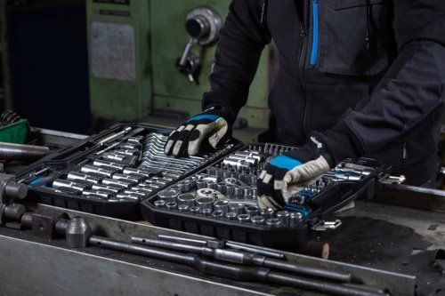 Набір інструментів 1/2", 1/4", 3, 8", HT1R244 уп 222 шт Hoegert | Зображення 2