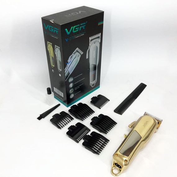 Підстригальна машинка V-278 GOLD, Vgr машинка для стрижки, Бритва триммер YC-464 для бороди | Зображення 8