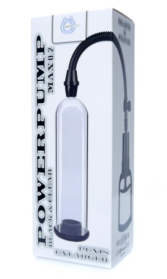 Помпа вакуумна Boss Series: Powerpump MAX 0.2 - Black&Clear, BS6000037 sexstyle | Зображення 5