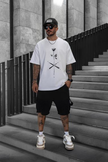 Футболка з ДТФ принтом (оверсайз) | Зображення 1