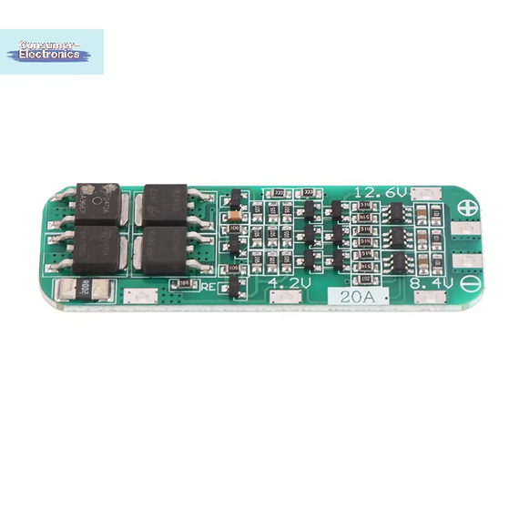 BMS плата захисту 3S 20A для Li-ion акумуляторів 18650 12.6V | Зображення 3