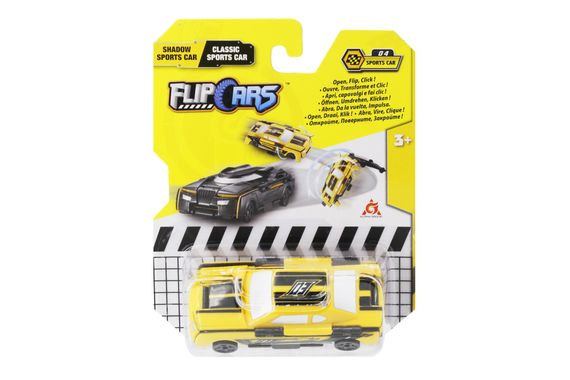 Машинка-трансформер Flip Cars 2 в 1 Черный спорткар и Классический спорткар (EU463875B-04) | Зображення 3