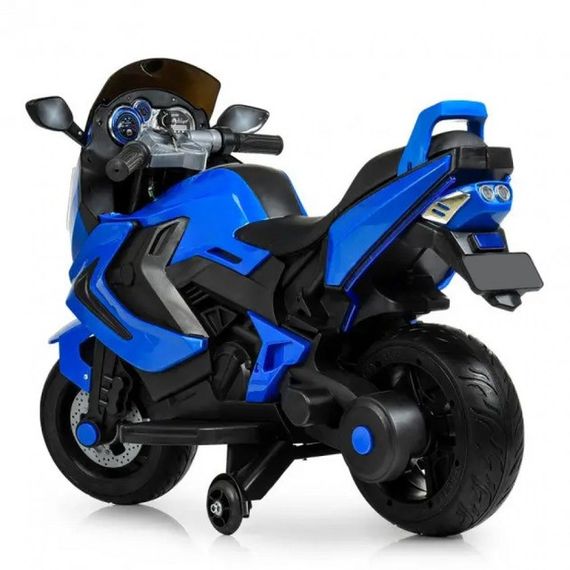 Дитячий електромотоцикл SPOKO SP-1600 синій (42400547) | Зображення 2