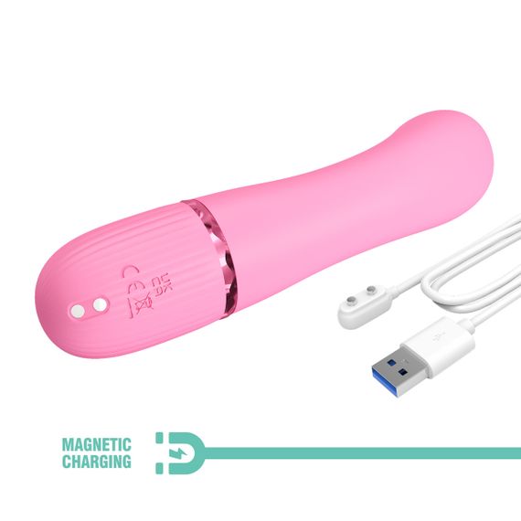 Вібратор - Pretty Love Marski Vibrator Pink Sex Aura | Зображення 9