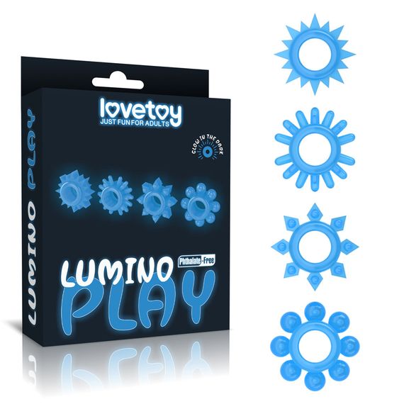 Набір ерекційних кілець - Lumino Play Penis Ring Sex Aura