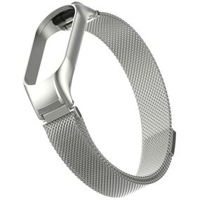 Ремінець Milanese Loop Design для Xiaomi Mi Band 9 Silver