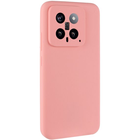 Чохол Silicone Cover Ummi Lakshmi Full Camera (AA) для Xiaomi 14 Рожевий / Pink
