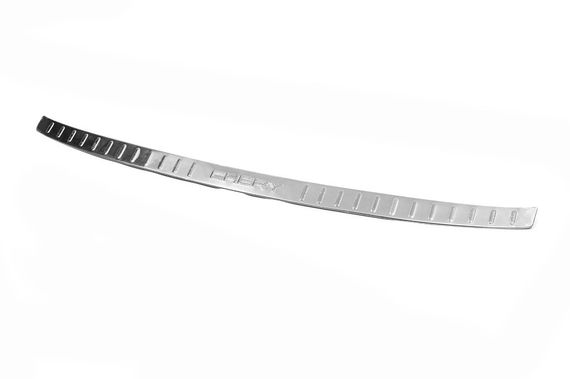 Накладка на задний бампер Libao (нерж) для Chery Tiggo V 2014↗︎ гг. | Зображення 2