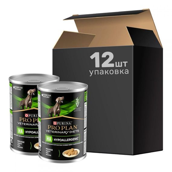 Влажный корм Purina Pro Plan Veterinary Diets для собак и щенков при пищевой аллергии 12шт*400г | Зображення 3