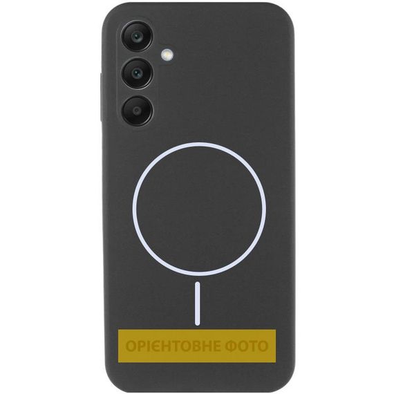 Чохол Silicone Cover Lakshmi Full Camera (AA) with MagFit для Samsung Galaxy S25 Edge Чорний / Black
