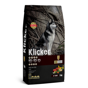 Сухий корм Klicker Холістик беззерновий для дорослих собак з ЯГНЯМ 1кг.
