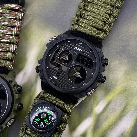 Електронний годинник Skmei 2202NAG Army Green | Зображення 5