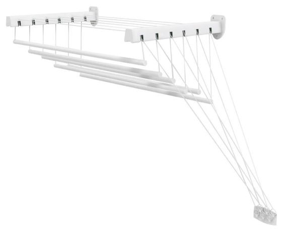 Сушарка для білизни настінно-стельова Casa Si Pick Up 160 White (CS42273X06)